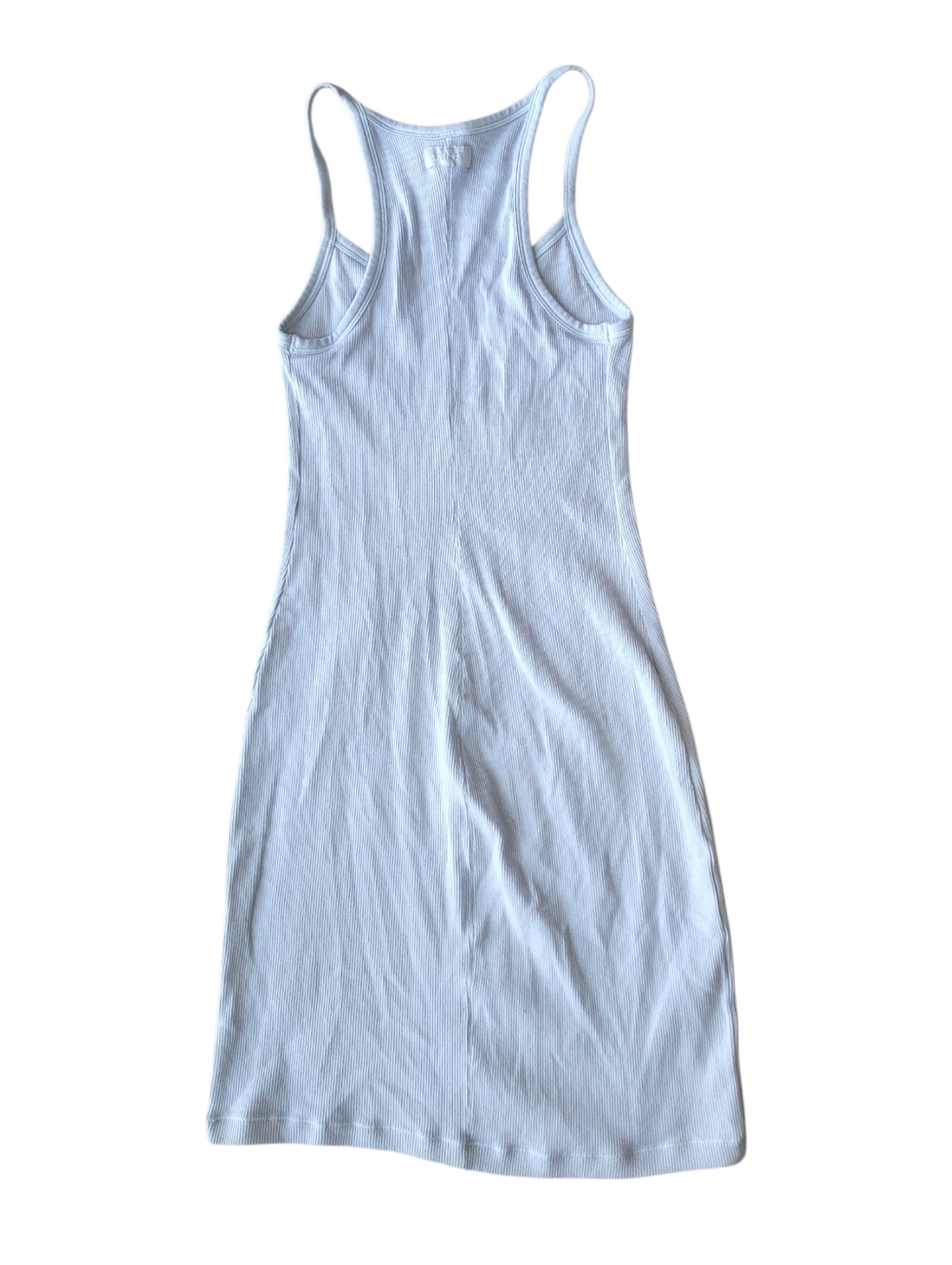 Skims Cotton Rib Mini Dress Opal Blue Size Small - Picture 5 of 7